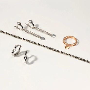STAINLESS STEEL HOLLOW CARTIER COMBO SET